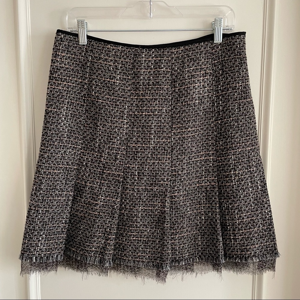 ELIE TAHARI Vintage Wool Tweed Skirt Size 8 - Picture 2 of 8